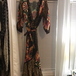 Maxi wrap dress